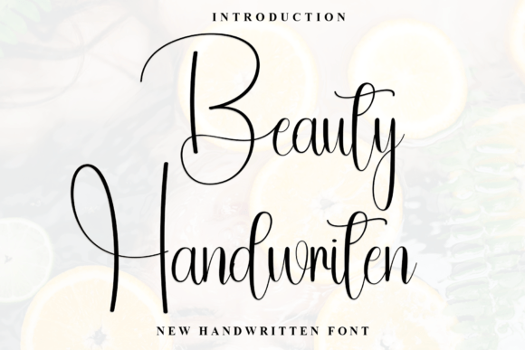 Beauty Handwriten: A Font That Elevates Editorial Design