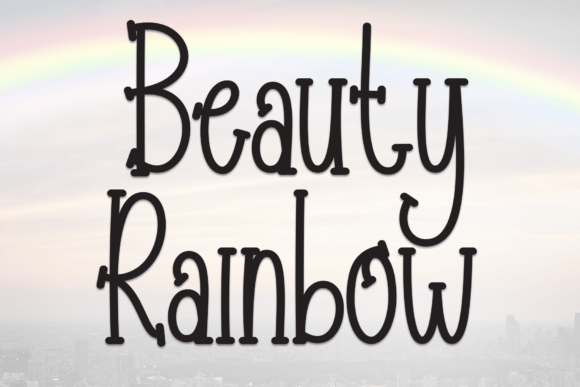 Beauty Rainbow: A Handwritten Font for Editorial Charm