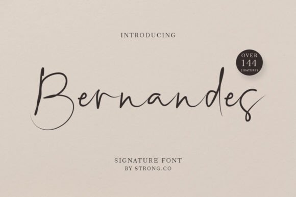 Bernandes Script: A Font That Elevates Your Brand