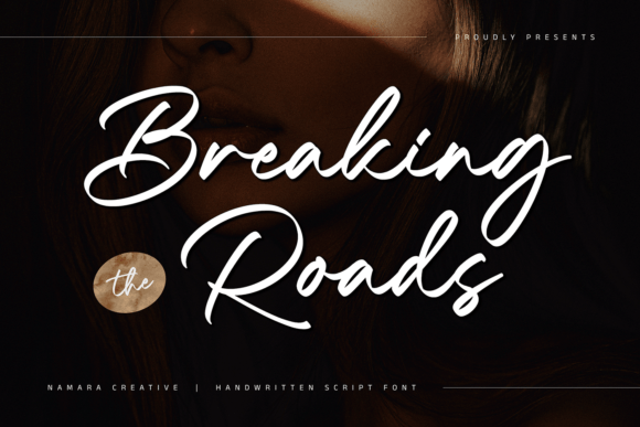 Breaking Roads: A Script Font for Editorial Design
