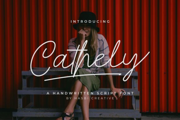 Cathely Script Handwritten Font