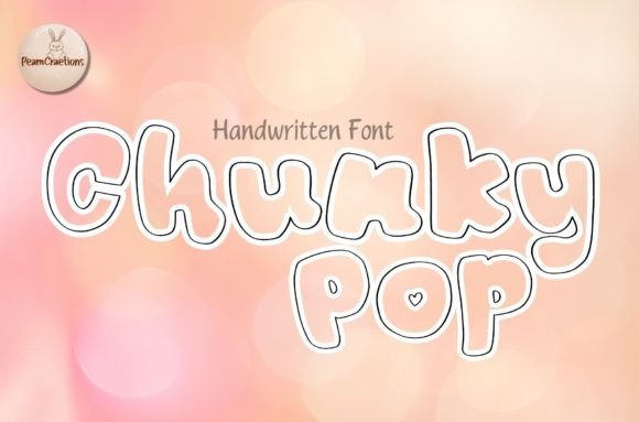 Chunky Pop Line: A Font That Adds Personality to Your Digital Brand