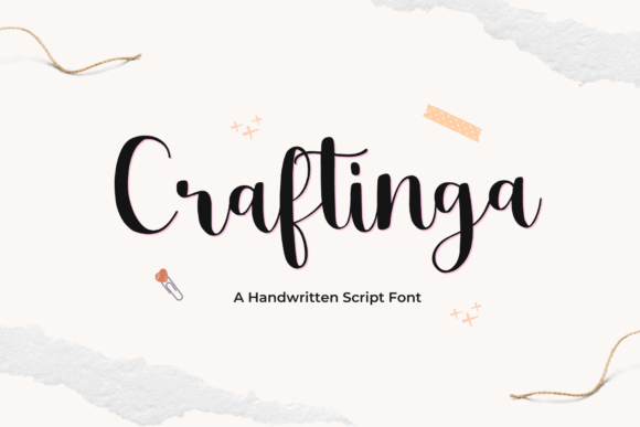 Craftinga: A Script Font for Creative Campaigns