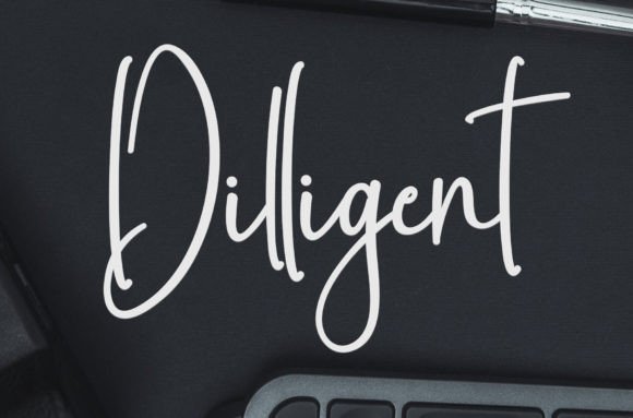 Dilligent: A Font That Breathes Life Into Your Handmade Creations