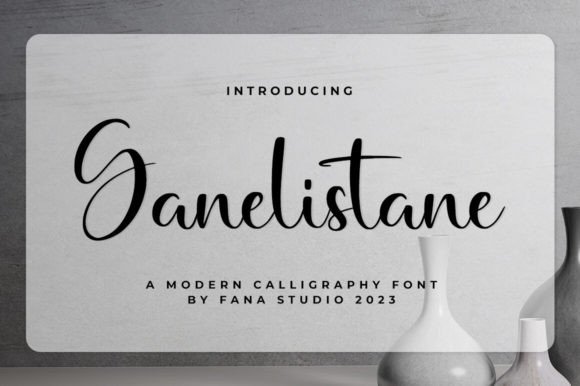 Ganelistane: A Script Font for Digital Design