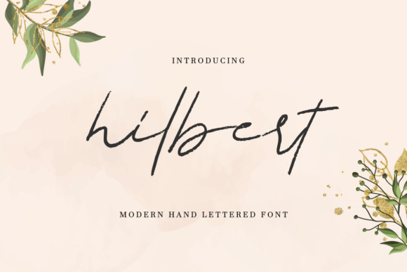 Hilbert: A Script Font with Elegant Purpose
