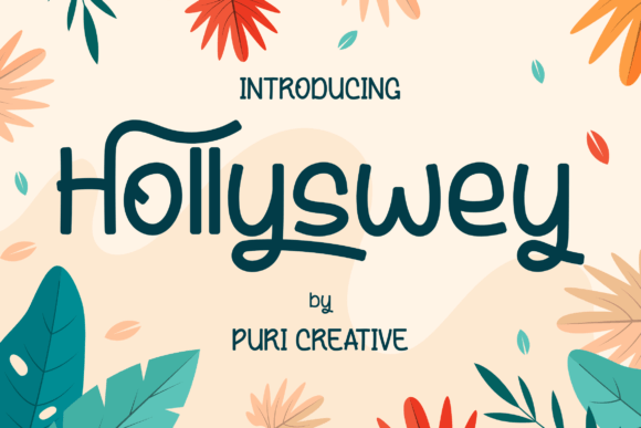 Hollyswey: A Festive Script Font for Editorial Design