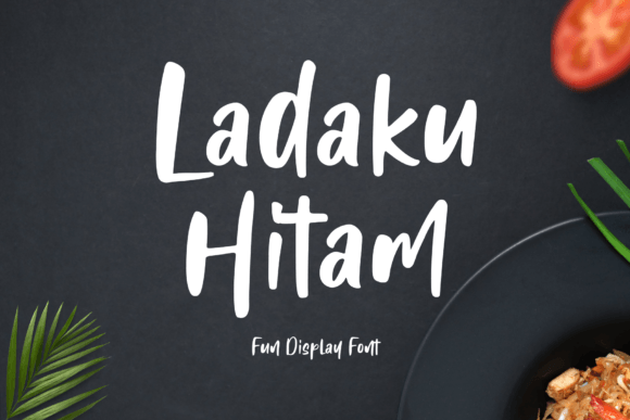 Ladaku Hitam: A Script Font That Elevates Web Design