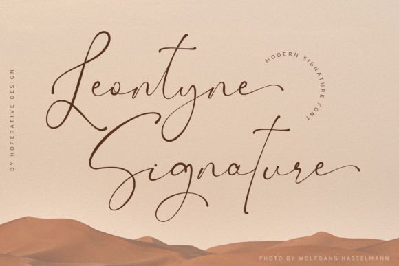 Leontyne Signature: The Font That Elevates Your Brand