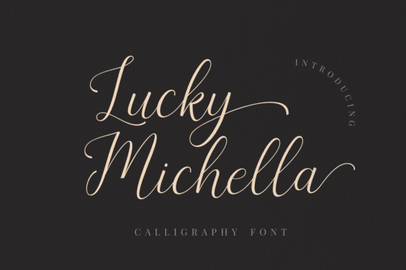 Lucky Michella: A Script Font for Elegant Web Design