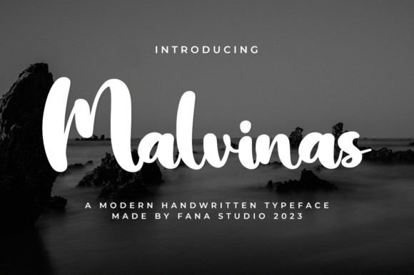Malvinas: A Script Font That Elevates Digital Branding