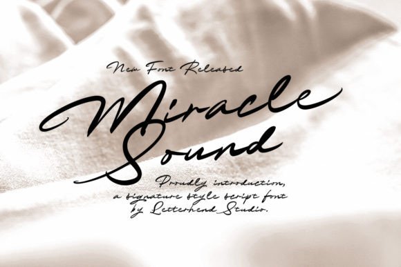 Mirable Sound: A Script Font for Web Design Excellence