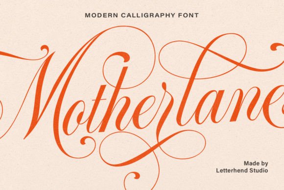 Motherlane: A Script Font That Elevates Digital Branding