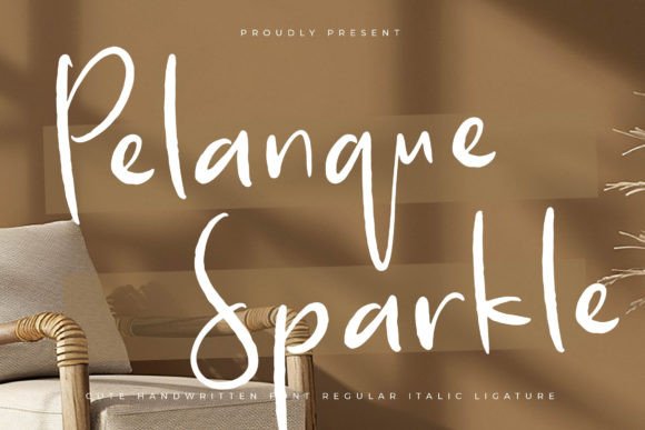 Pelanque Sparkle: A Handwritten Font for Editorial Elegance