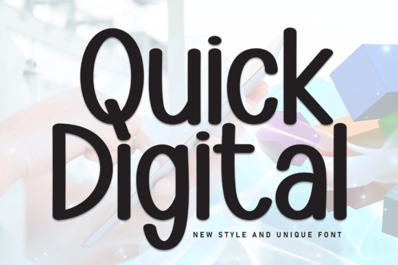 Quick Digital: A Handwritten Font for Editorial Design