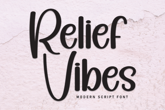 Relief Vibes: A Handwritten Font for Editorial Design