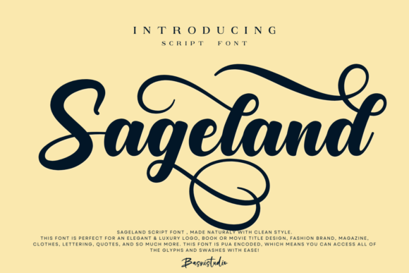 Sageland Script Font Review