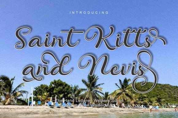 Saint Kitts and Nevis: A Script Font for Elegant Branding