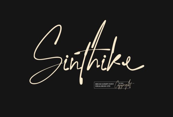 Sinthike: A Font That Breathes Life into Handmade Creations