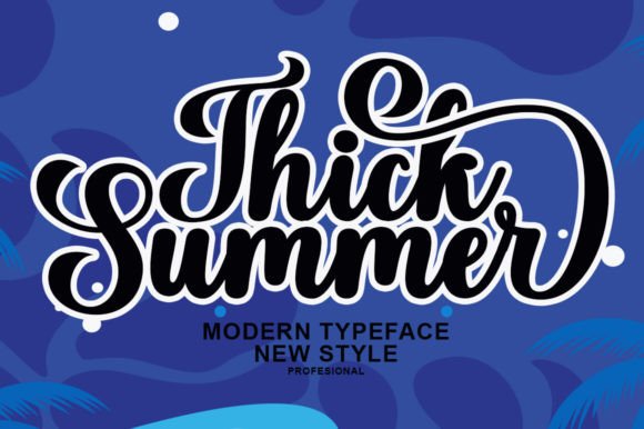 Thick Summer: The Font That Makes Your Campaigns Pop