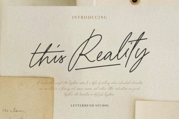 This Reality Font Review: A Handwritten Script for Branding
