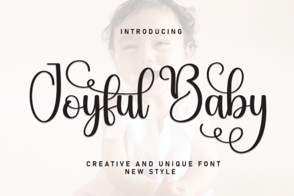 Transform Your Brand with Joyful Baby Script Font