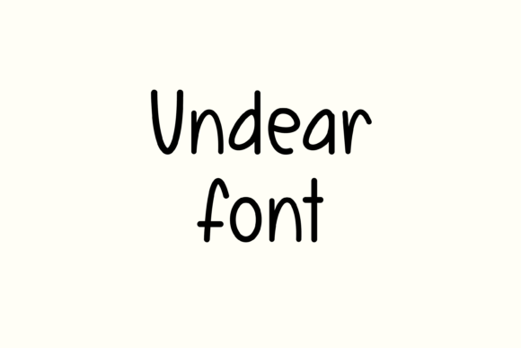 Undear: The Font That Made My Bakery Look Better
