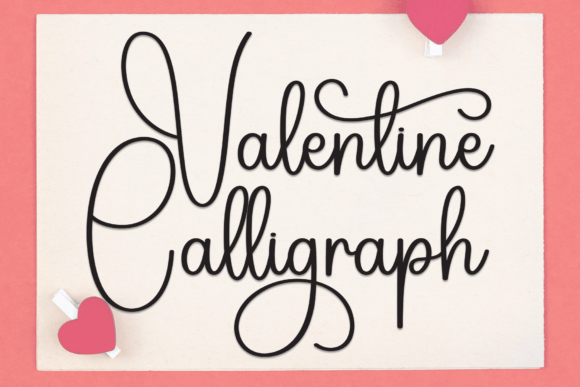 Valentine Calligraph: A Font for Handmade Crafters and Product Creators