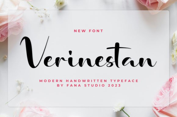Verinestan Script: Elevate Your Brand with a Stylish, Professional Font
