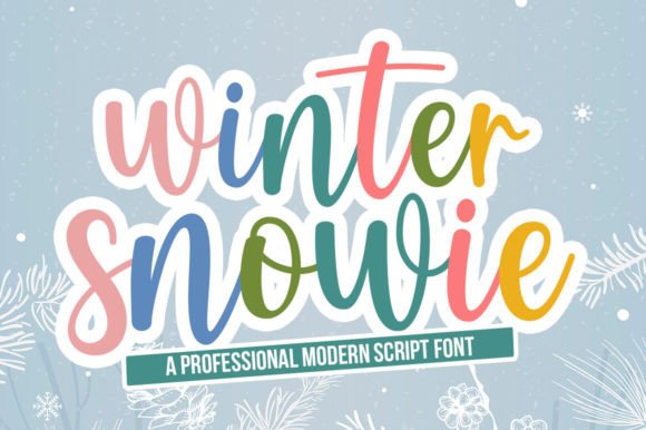 Winter Snowie: A Font That Elevates Your Brand
