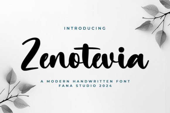 Zenotevia Script: A Font for Elegant Branding