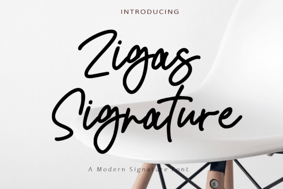 Zigas Signature: A Font That Speaks with Grace